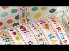 Χρόνια Πολλά Τυποποιημένη Ρίμπαν Βαμβακιού