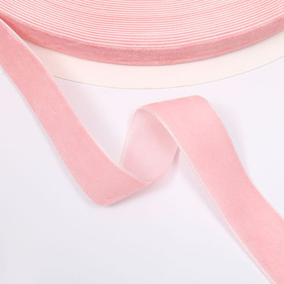 1 ίντσες κόκκινη βελούδινη κορδέλα καλωδιωμένη πολυτελή φωτεινή μπλε βελούδινη κορδέλα