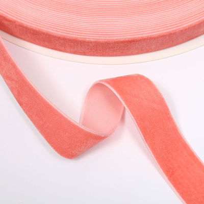 1 ίντσες κόκκινη βελούδινη κορδέλα καλωδιωμένη πολυτελή φωτεινή μπλε βελούδινη κορδέλα