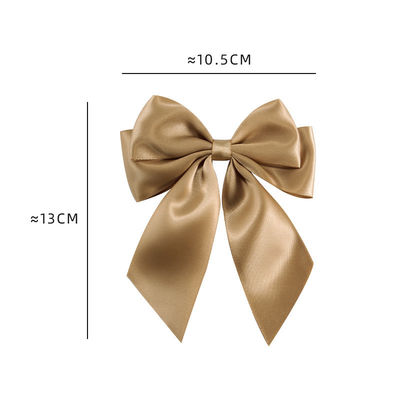 Χρυσή προδεδεμένη σατένια κορδέλα με ελαστικό βρόχο σατένια κορδέλα για συσκευασία δώρων