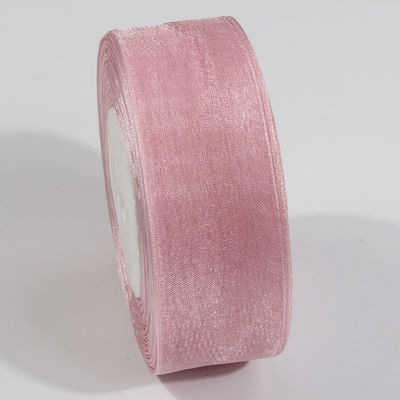 2.5cm Polyester Organza Ribbon για DIY τόξα ή διακόσμηση γάμου ή περιτύλιξη τούρτας