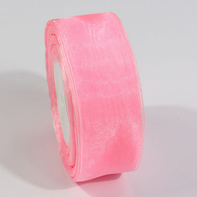 2.5cm Polyester Organza Ribbon για DIY τόξα ή διακόσμηση γάμου ή περιτύλιξη τούρτας