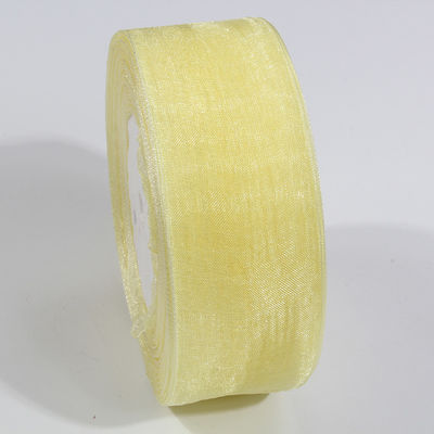 2.5cm Polyester Organza Ribbon για DIY τόξα ή διακόσμηση γάμου ή περιτύλιξη τούρτας