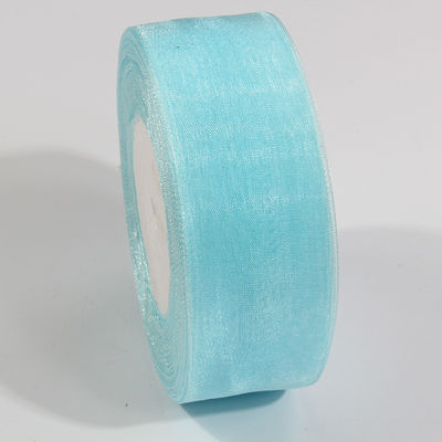 2.5cm Polyester Organza Ribbon για DIY τόξα ή διακόσμηση γάμου ή περιτύλιξη τούρτας