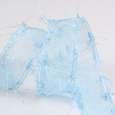 25mm-50mm Tassel Edge Polyester Organza Ribbon για την συσκευασία δώρων και διακόσμηση ενδυμάτων