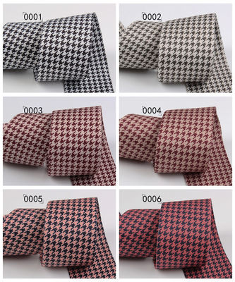 40 mm Double Face Polyester Hound Stooth Ribbon για την κατασκευή και διακόσμηση ρούχων
