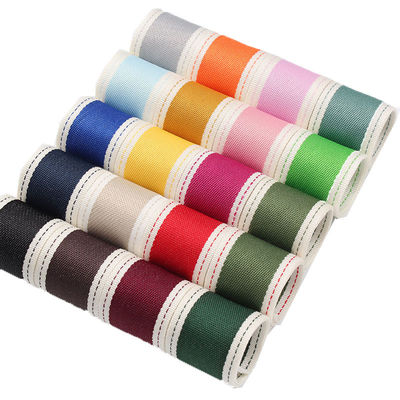 Σιδερωμένη κορυφή ταινία πολυεστέρα 6mm-40mm Poly Ribbon Rolls Πράσινο Κόκκινο