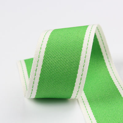 Σιδερωμένη κορυφή ταινία πολυεστέρα 6mm-40mm Poly Ribbon Rolls Πράσινο Κόκκινο