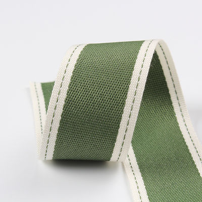 Σιδερωμένη κορυφή ταινία πολυεστέρα 6mm-40mm Poly Ribbon Rolls Πράσινο Κόκκινο
