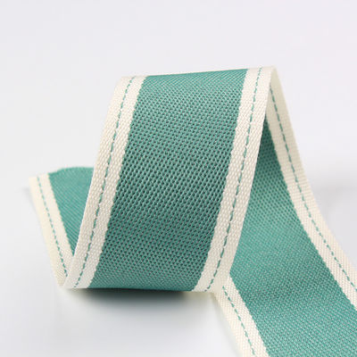 Σιδερωμένη κορυφή ταινία πολυεστέρα 6mm-40mm Poly Ribbon Rolls Πράσινο Κόκκινο