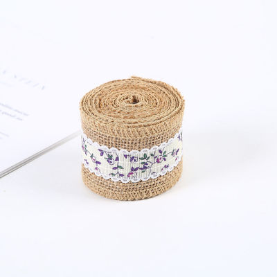 6.5cm Jute Burlap Ribbon Plain Satin Woven Edges 10 Yards Eco Friendly (Ευρωπαϊκό)