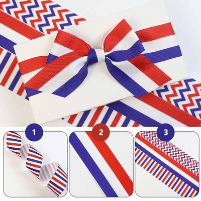 Μελάνι εκτυπωμένο από πολυεστέρα Grosgrain Ribbon By The Yard Προσαρμοσμένο λογότυπο