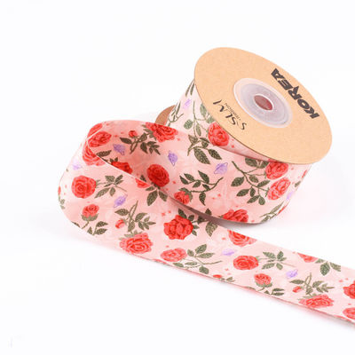 2.5cm-4cm Polyester Ribbon Double Face Weave Edge Packing Ribbon (Πολυεστέρας κορδέλα διπλής όψης)