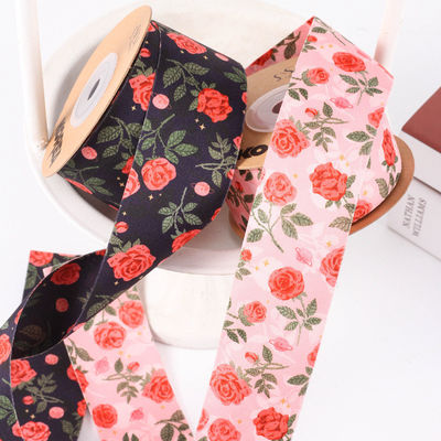 2.5cm-4cm Polyester Ribbon Double Face Weave Edge Packing Ribbon (Πολυεστέρας κορδέλα διπλής όψης)