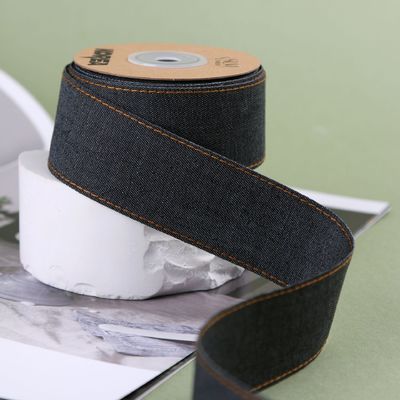 OEM ODM Blue Denim Jeans Ribbon 12mm-38mm Ribbon για τζιν