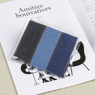 OEM ODM Blue Denim Jeans Ribbon 12mm-38mm Ribbon για τζιν