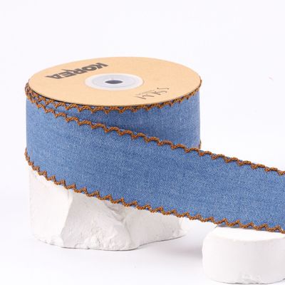 Διακόσμηση ενδυμάτων Τζινς Ρίμπαν 38mm Διπλή όψη