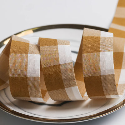 Μαύρο και λευκό κατεστραμμένο καλώδιο 7mm-40mm Polyester Ribbon Roll