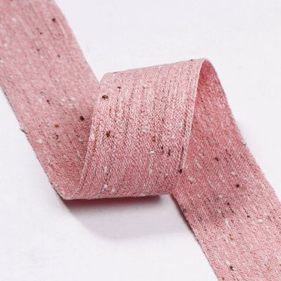 Διπλή όψη Αμβλύ Λινή Ρίμπον 6mm-40mm Custom Ρίμπον Ρολ OEM