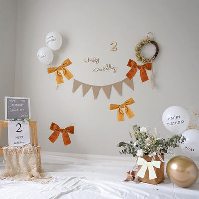 25 εκατοστά βελούδινη κορδέλα καμάρες γαμήλιο πάρτι σκούρο πράσινη βελούδινη κορδέλα