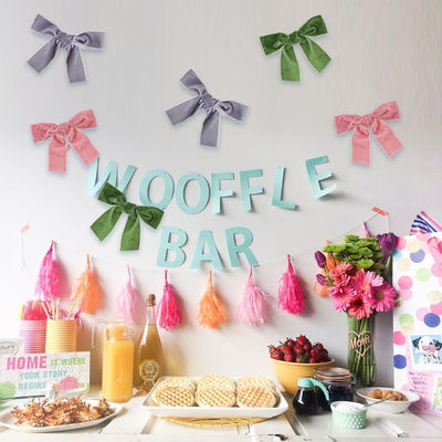 25 εκατοστά βελούδινη κορδέλα καμάρες γαμήλιο πάρτι σκούρο πράσινη βελούδινη κορδέλα