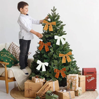 25 εκατοστά βελούδινη κορδέλα καμάρες γαμήλιο πάρτι σκούρο πράσινη βελούδινη κορδέλα