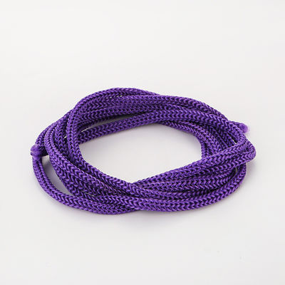 Ροζ DIY 3mm Polypropylene σχοινί μωβ διπλό πλέξιμο Polypropylene σχοινί