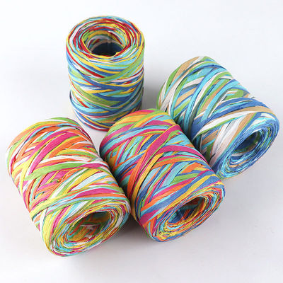 Εργατικό χαρτόσχοινο Diy Raffia 100m Χριστούγεννα πλεγμένο χαρτόσχοινο