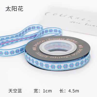 OEM ODM Floral Jacquard Τριμ 10mm-25mm Floral Jacquard Ribbon