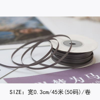 3mm Polyester Satin Ribbon Double Face High Density Satin Finish Poly Ribbon 3mm Polyester Satin Ribbon Διπλό πρόσωπο υψηλής πυκνότητας σατέν