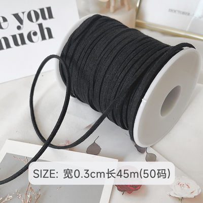 3mm Suede Leather Velvet Ribbon ISO9001 Blue Velvet Ribbon Με σύρμα