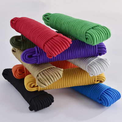 Λευκό μωβ σκοινί αναρρίχησης από το πόδι 4mm 6mm 8mm σκοινί αναρρίχησης