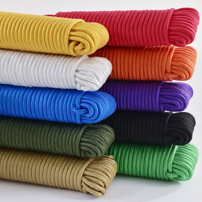 Λευκό μωβ σκοινί αναρρίχησης από το πόδι 4mm 6mm 8mm σκοινί αναρρίχησης