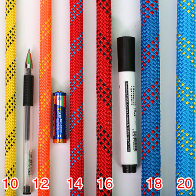 8mm-20mm Polypropylene σχοινί μπλε διάσωση Σκληρό πλέξιμο Polypropylene σχοινί