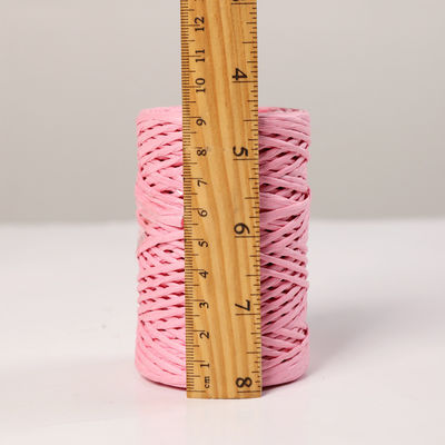 Σιδηρούνιου καλωδίου 2mm χαρτόσχοινο Eco DIY Τραβηγμένο χαρτόσχοινο βιοδιασπώμενο