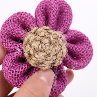 8cm Burlap Ribbon Φλούδια Diy Πορτοκαλί Μαύρο Γιούτα Φλούδα σχοινί
