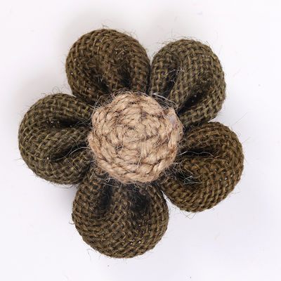 8cm Burlap Ribbon Φλούδια Diy Πορτοκαλί Μαύρο Γιούτα Φλούδα σχοινί