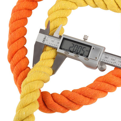 DIY χρωματιστό βαμβάκι Macrame Cord 20mm χρωματιστό βαμβάκι σχοινί για χειροτεχνία