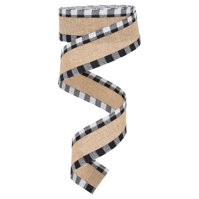 40mm &amp; 63mm*10y Jute Gratice Ribbon Βιοδιασπώμενη Δισκοειδής Ρίμπαν