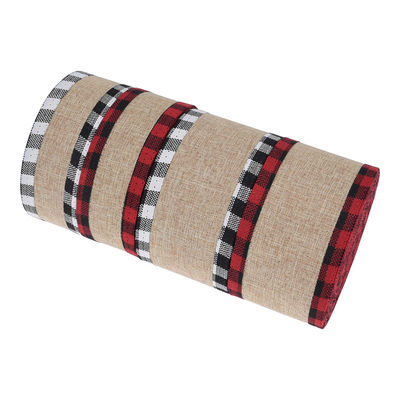 40mm &amp; 63mm*10y Jute Gratice Ribbon Βιοδιασπώμενη Δισκοειδής Ρίμπαν