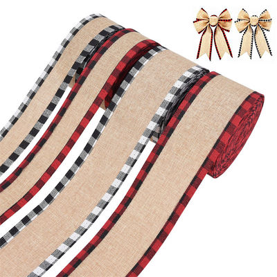 40mm &amp; 63mm*10y Jute Gratice Ribbon Βιοδιασπώμενη Δισκοειδής Ρίμπαν