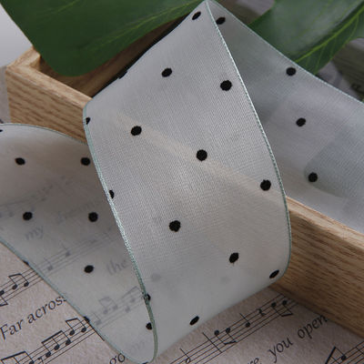 25mm-50mm Τάπητα Organza με κεντρικό μοτίβο Τυπωμένη Πολυεστέρα Τάπητα Organza OEM Eco Friendly