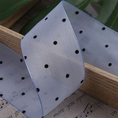 25mm-50mm Τάπητα Organza με κεντρικό μοτίβο Τυπωμένη Πολυεστέρα Τάπητα Organza OEM Eco Friendly