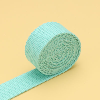 20mm-50mm παχύτερο πολυεστέρας βαμβακερού Webbing σχολική τσάντα σακίδιο τσάντα χειροπέδης καμβά λουρί στερεόχρωμο απλό ιστό λουρί