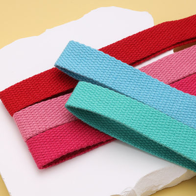 20mm-50mm παχύτερο πολυεστέρας βαμβακερού Webbing σχολική τσάντα σακίδιο τσάντα χειροπέδης καμβά λουρί στερεόχρωμο απλό ιστό λουρί