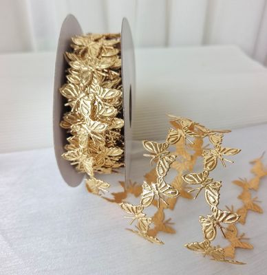 2cm*25y υπερηχητική ταινία πεταλούδας για συσκευασία δώρων και αξεσουάρ ένδυσης
