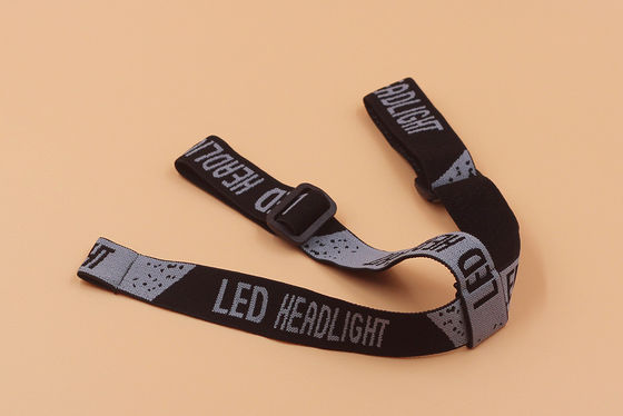 2.5cm Jacquard Ελαστική κορδέλα και ιμάντα για το κεφαλικό φως κεφαλικό φως και ρούχα αξεσουάρ