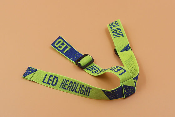 2.5cm Jacquard Ελαστική κορδέλα και ιμάντα για το κεφαλικό φως κεφαλικό φως και ρούχα αξεσουάρ