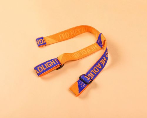 2.5cm Jacquard Ελαστική κορδέλα και ιμάντα για το κεφαλικό φως κεφαλικό φως και ρούχα αξεσουάρ