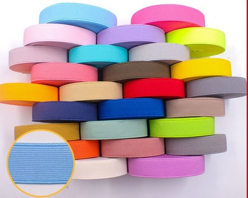 1.2mm πάχος ελαστική κορδέλα και ιστός για το λουρί του κεφαλιού και τα αξεσουάρ ένδυσης